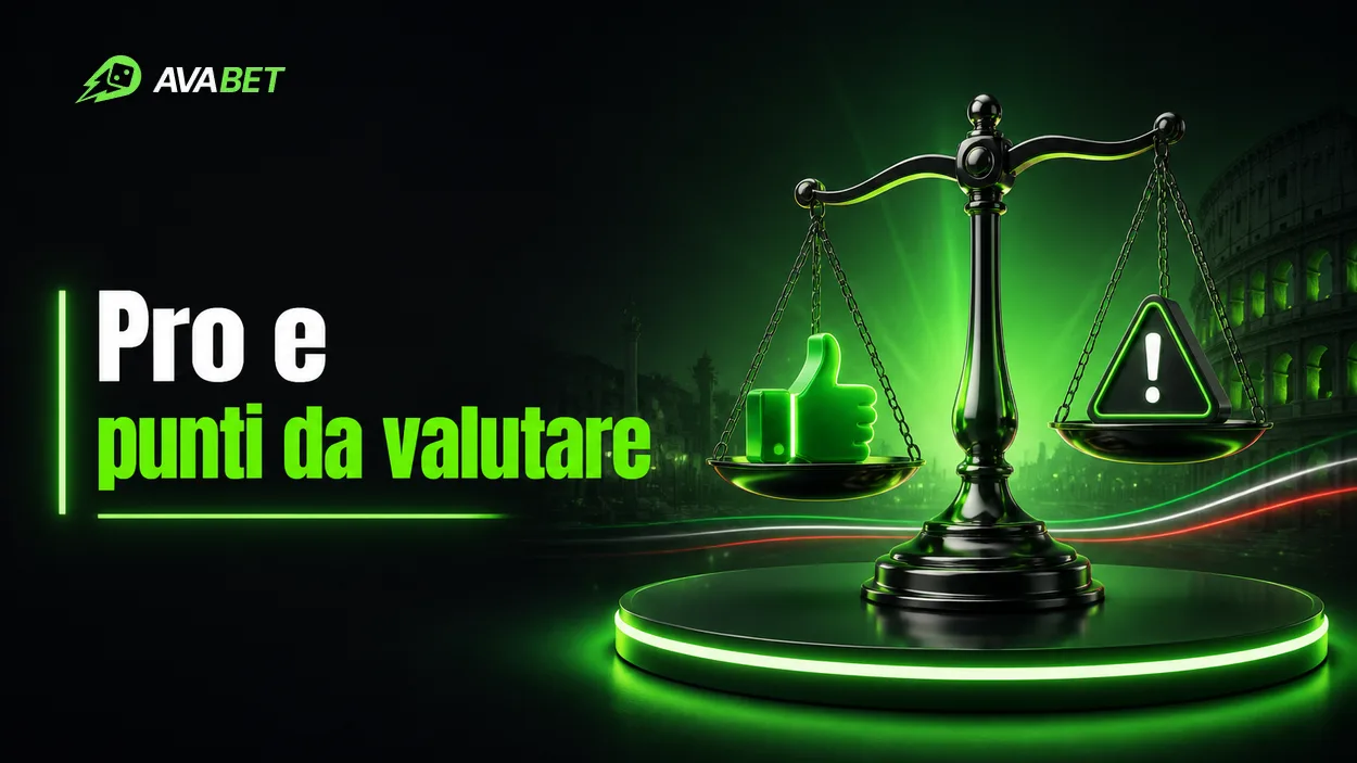 Bilancia tra pro e contro
